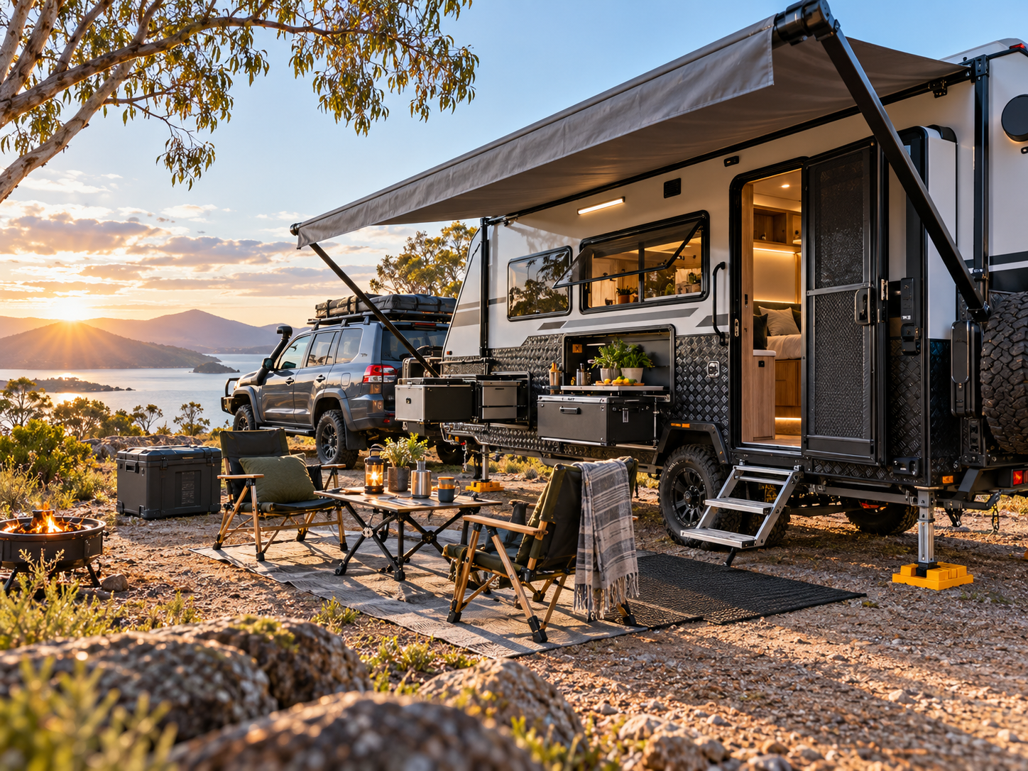 Caravan and outdoor touring equipment